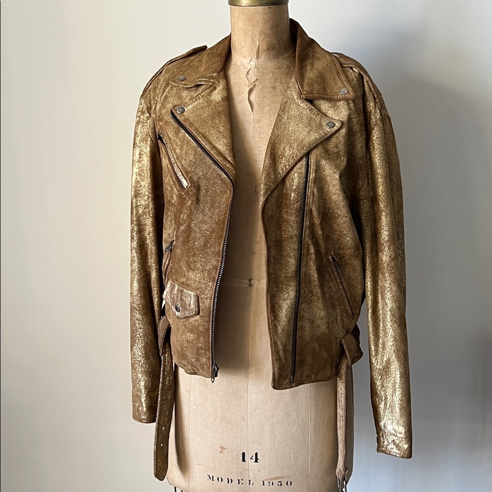 1980’s Vintage Leather Motorcycle Jacket